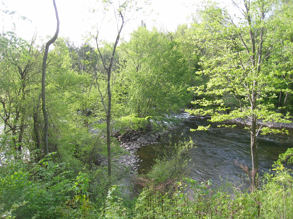 Tilton NH Rail Trail 2010 0145.jpg - Winnipesaukee River Trail, Franklin New HampshireTrestle View ParkInterested in taking a walk or bike ride on a scenic historic trail close to the downtowns of the twin rivers area, yet with the feel of wilderness. A 3 mile trail parallels the Winnipesauke river and passes the historic Sulphite upside down covered bridge believed to be the only one in the country and listed on the national register of historic places. You will also view mill ruins and remaining portions of dams that tell the history of the 5 mills that operated on this river in the mid 19th century.